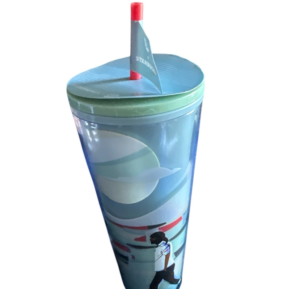 Starbucks Blue and Green Tumbler